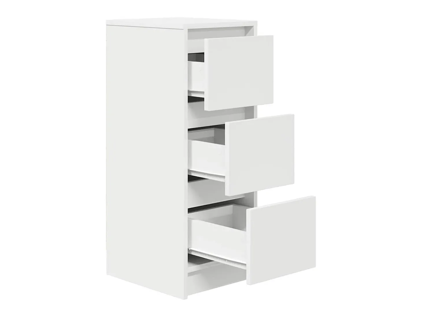 Aparador blanco 29,5x34x76 cm madera de ingeniería