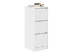 Aparador blanco 29,5x34x76 cm madera de ingeniería