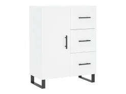 Aparador blanco 69,5x34x90 cm madera de ingeniería