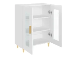 Aparador blanco 69,5x34x90 cm madera de ingeniería