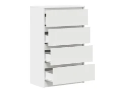 Aparador Blanco 60x35x98,5 cm Madera de Ingeniería