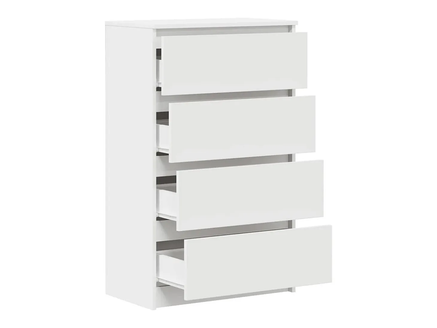 Aparador Blanco 60x35x98,5 cm Madera de Ingeniería