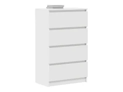 Aparador Blanco 60x35x98,5 cm Madera de Ingeniería