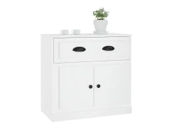Aparador blanco 70x35,5x67,5 cm madera de ingeniería