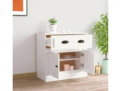 Aparador blanco 70x35,5x67,5 cm madera de ingeniería