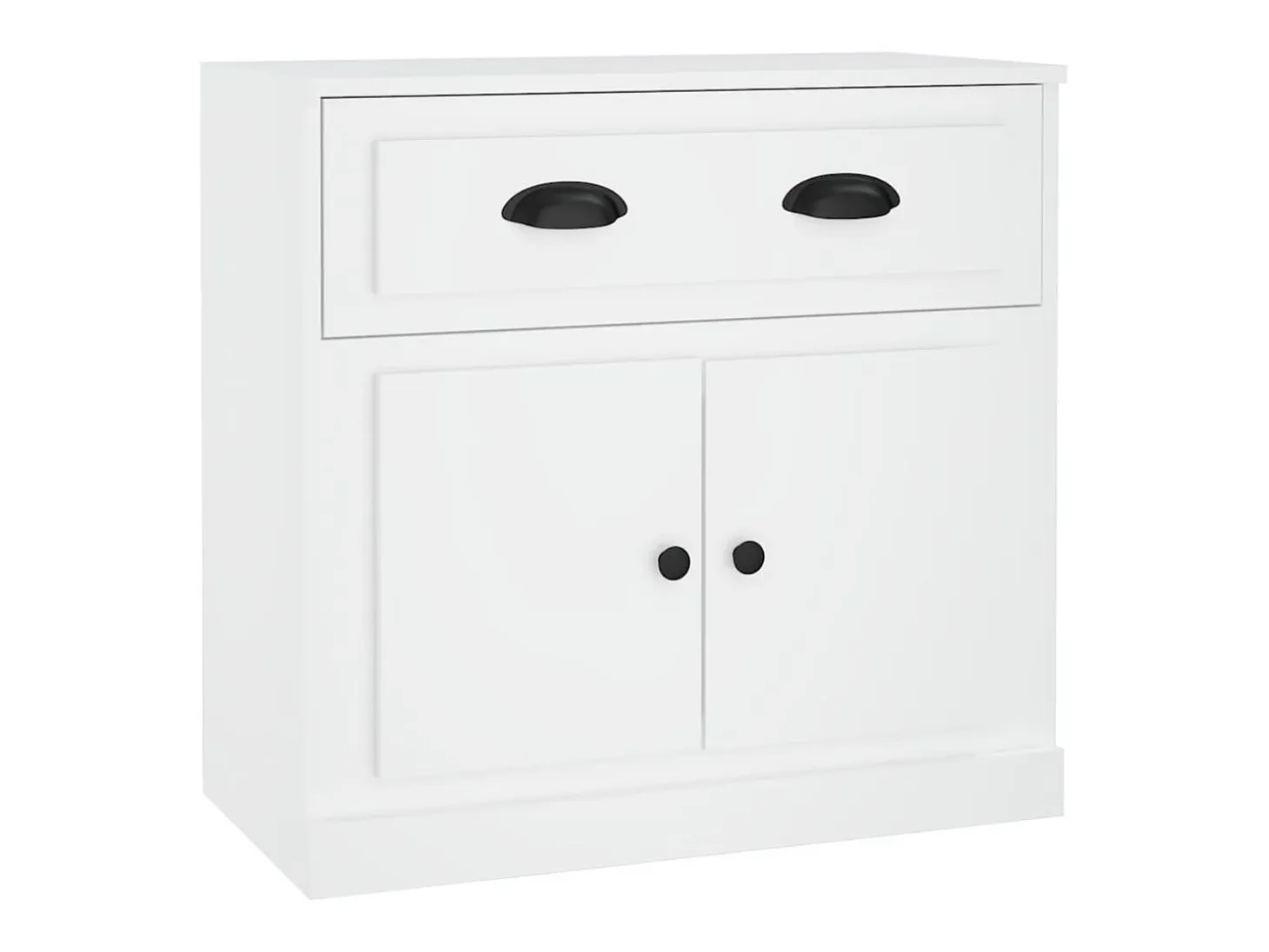 Aparador blanco 70x35,5x67,5 cm madera de ingeniería