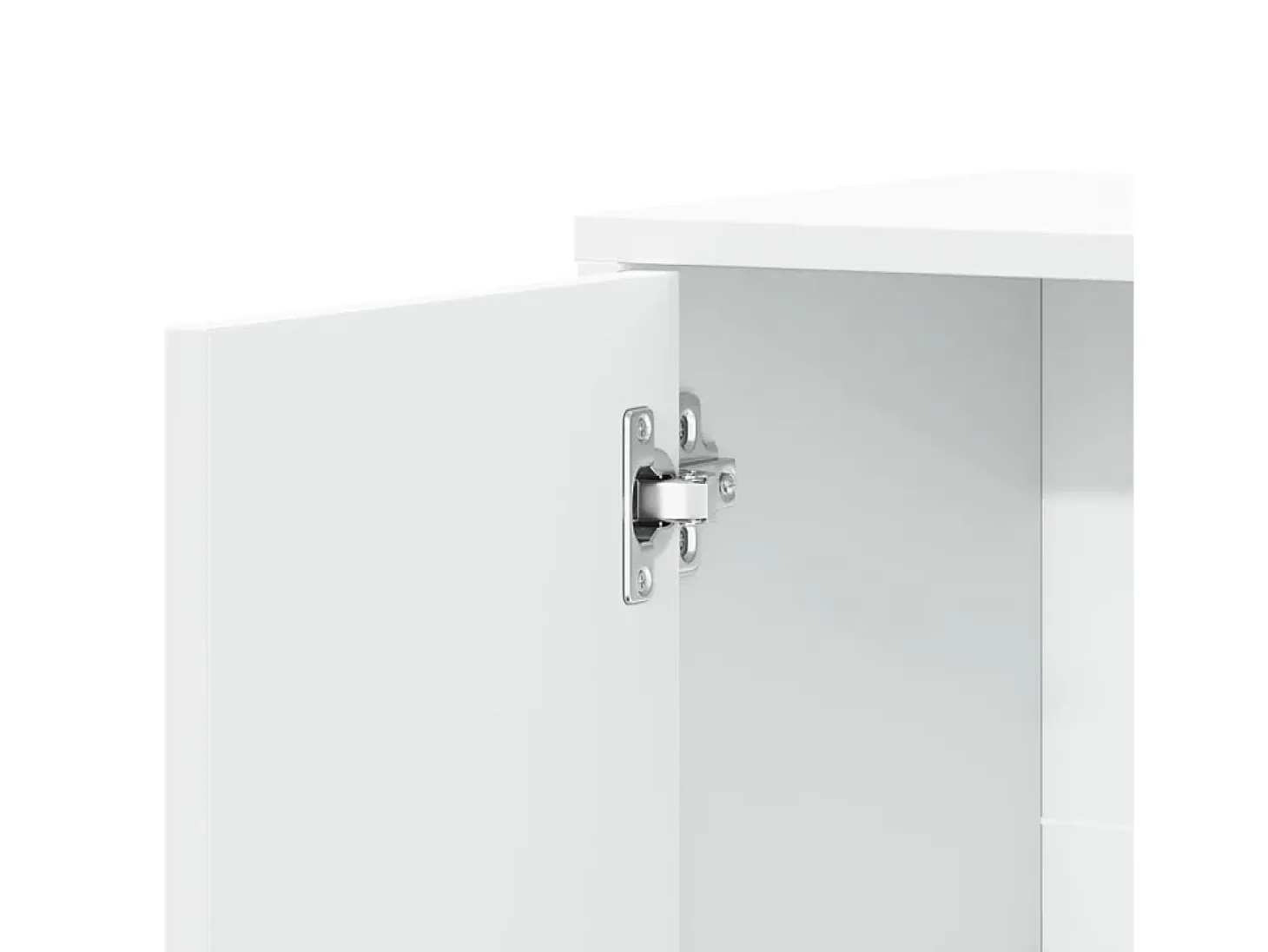 Aparador blanco 60x31x70 cm madera contrachapada