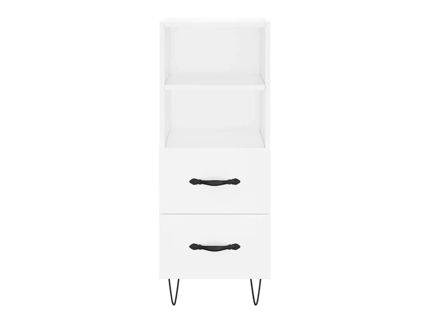 Aparador blanco 34,5x34x90 cm madera de ingeniería