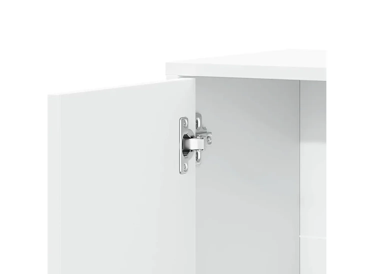 Aparador blanco 60x31x70 cm madera contrachapada