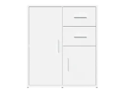 Aparador blanco 60x31x70 cm madera contrachapada