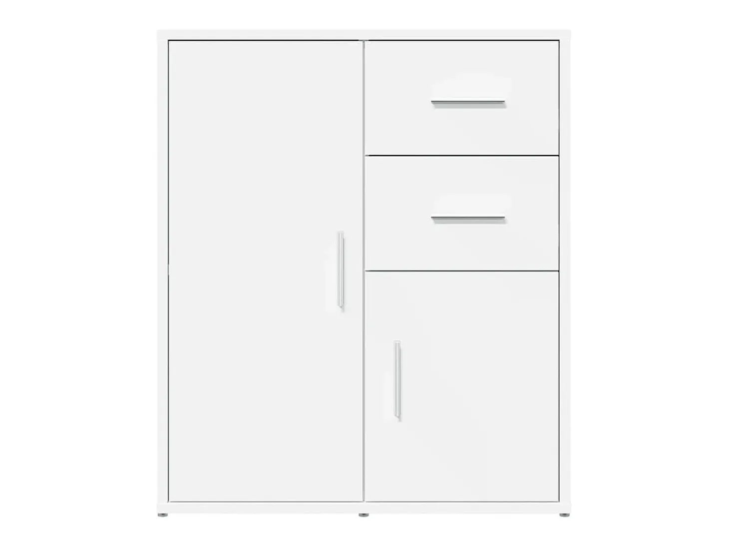 Aparador blanco 60x31x70 cm madera contrachapada