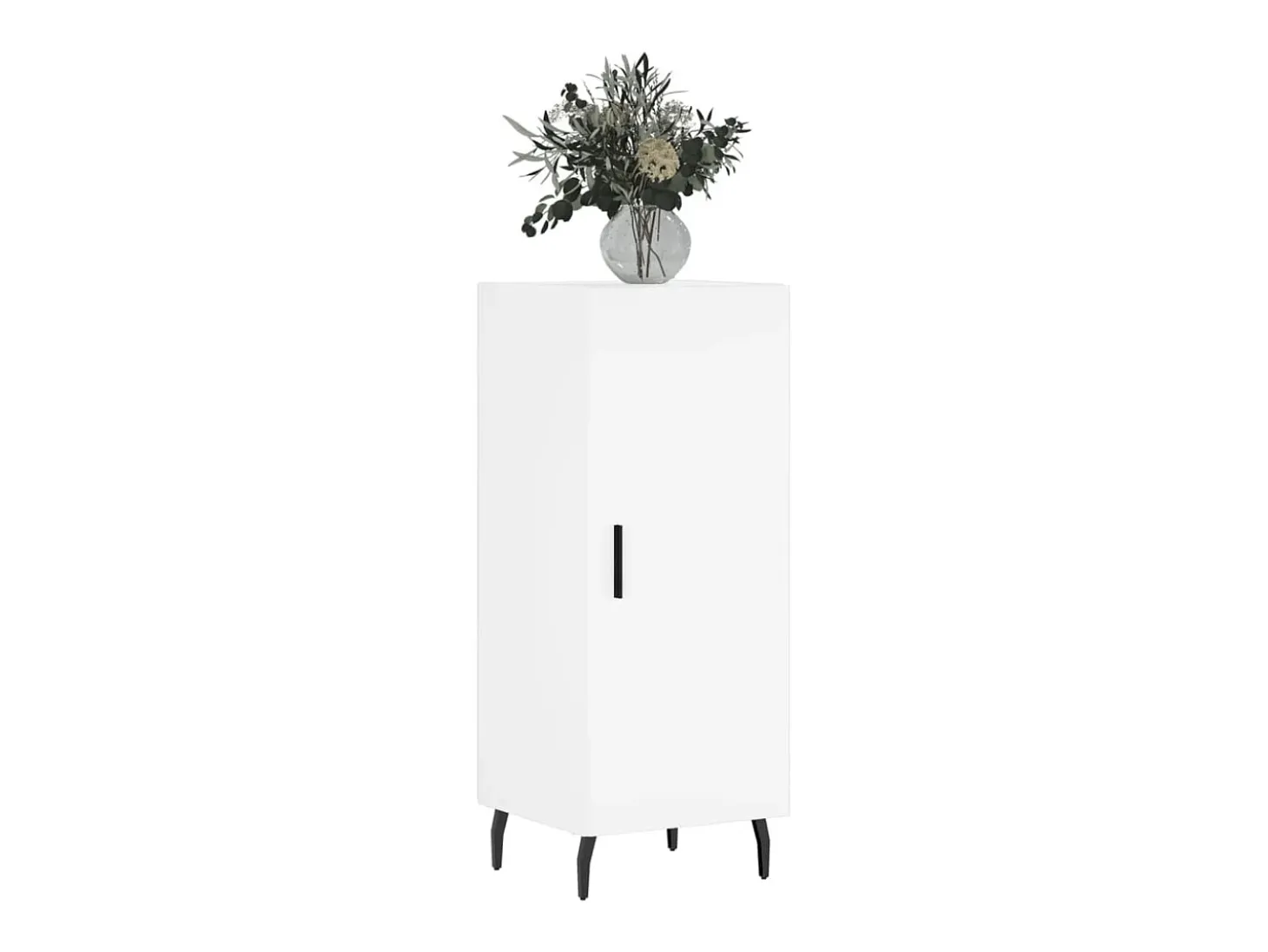 Aparador blanco 34,5x34x90 cm madera de ingeniería