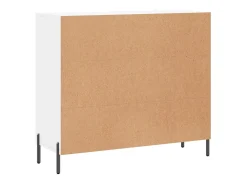 Aparador blanco 90x34x80 cm madera contrachapada
