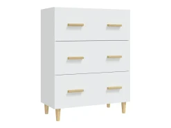 Aparador Blanco 70x34x90 cm Madera de Ingeniería