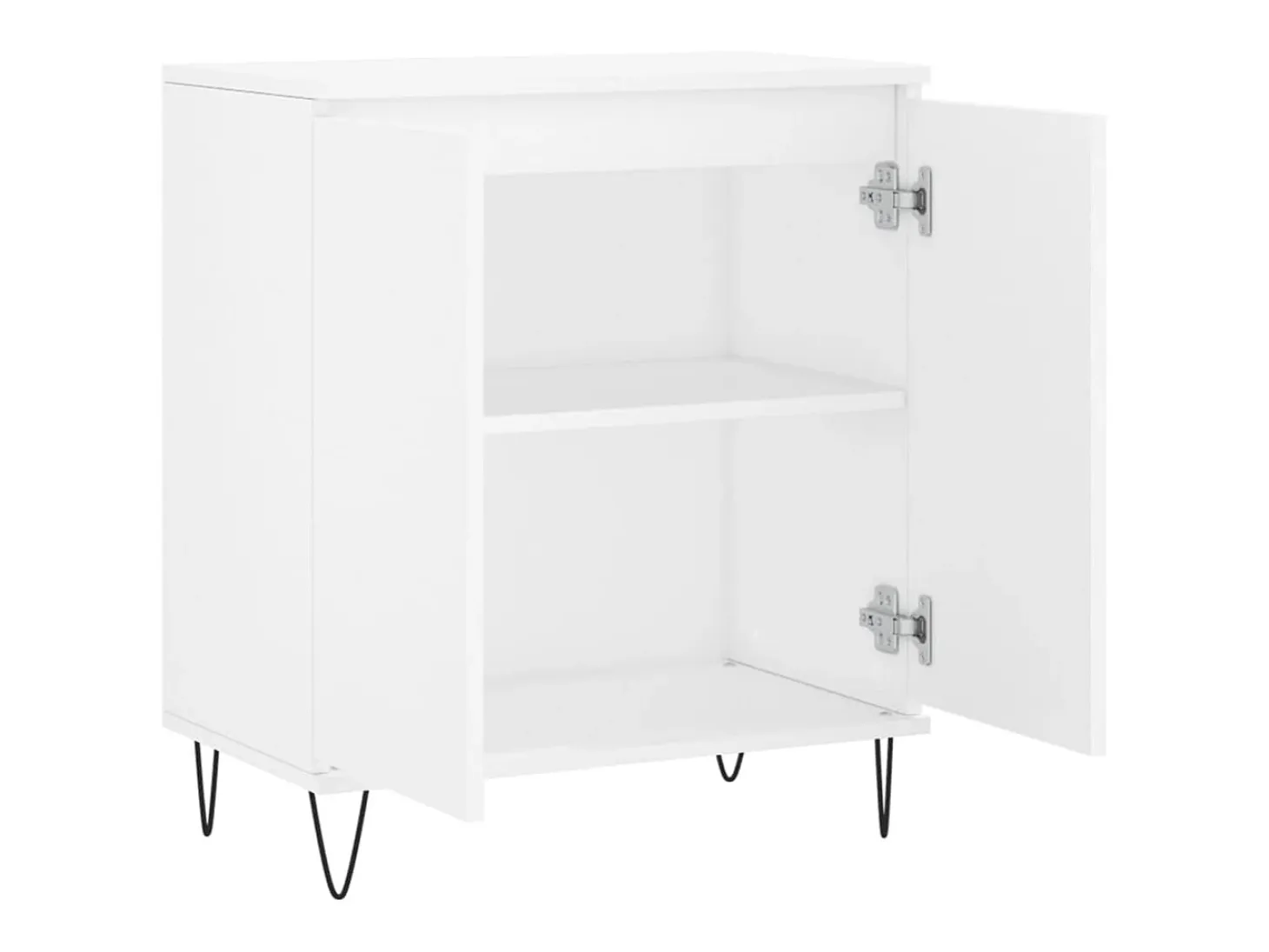 Aparador Blanco 60x35x70 cm Madera de Ingeniería
