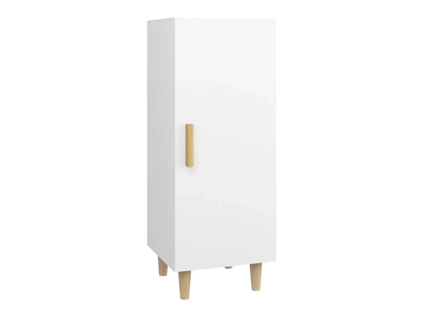 Aparador blanco 34,5x34x90 cm Madera de ingeniería