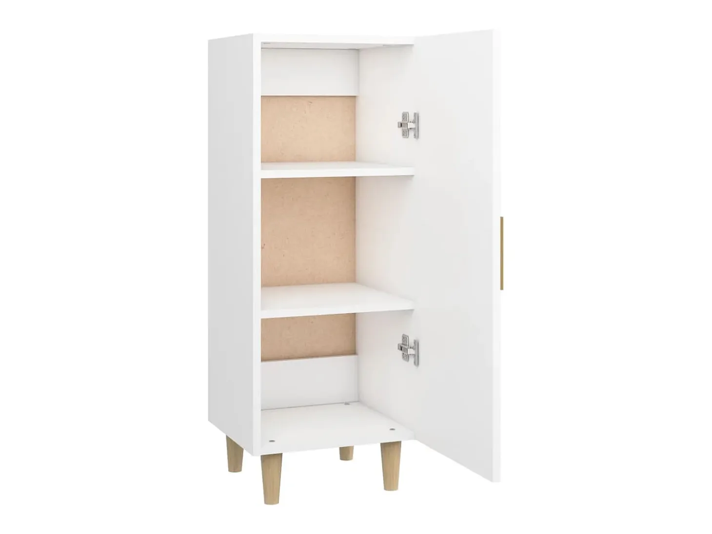 Aparador blanco 34,5x34x90 cm Madera de ingeniería