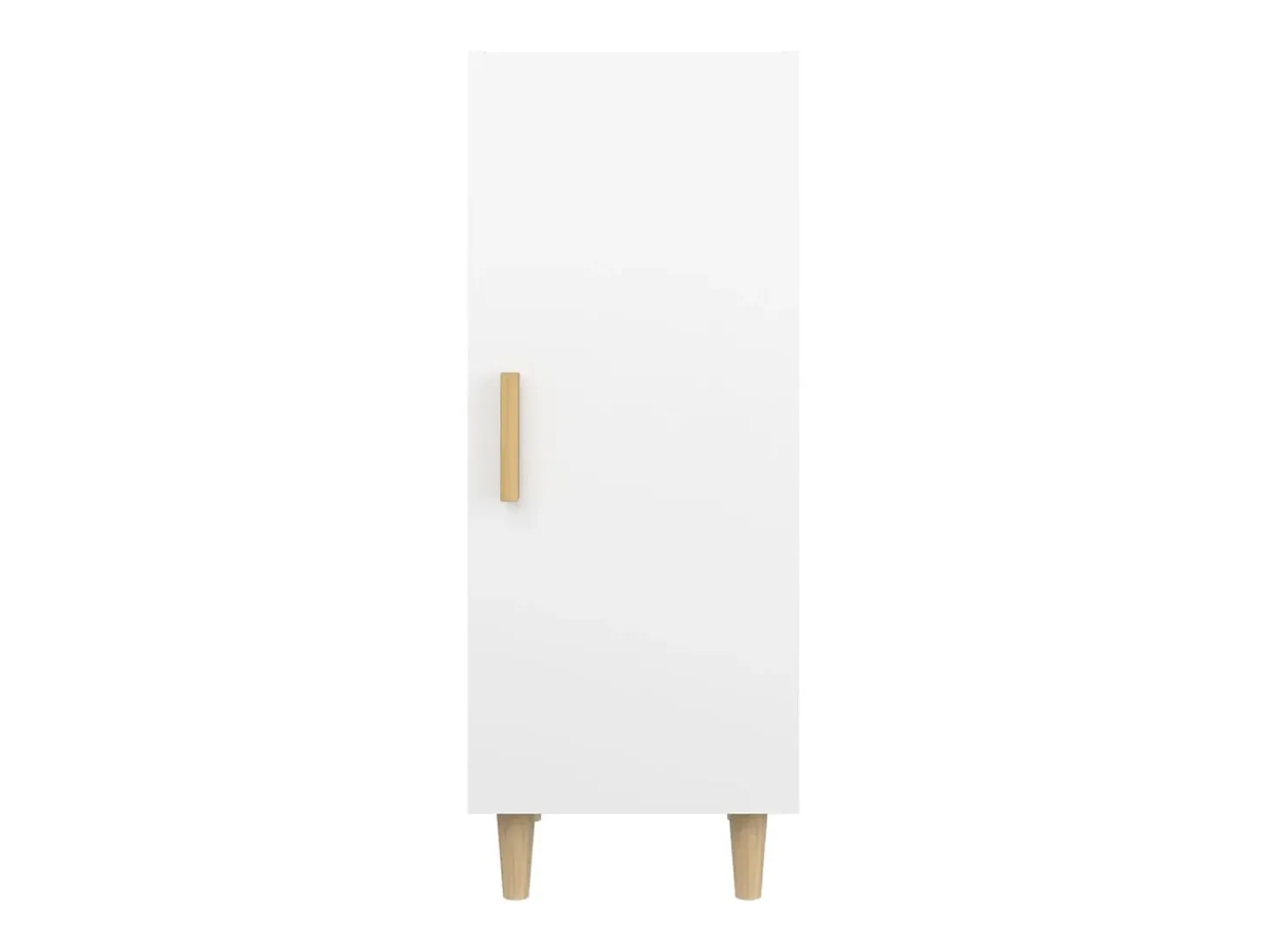Aparador blanco 34,5x34x90 cm Madera de ingeniería