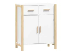 Aparador blanco 62x38x75 cm Madera de ingeniería