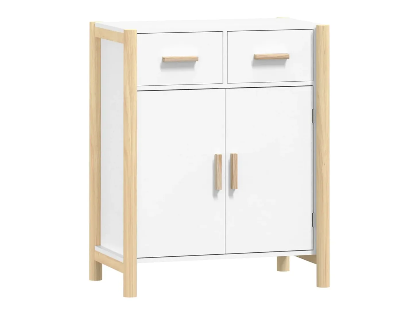 Aparador blanco 62x38x75 cm Madera de ingeniería