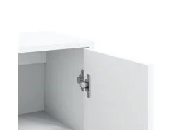 Aparador blanco 60x31x84 cm madera contrachapada