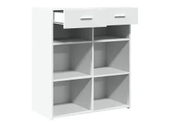Aparador blanco 80x42,5x93 cm madera contrachapada