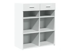 Aparador blanco 80x42,5x93 cm madera contrachapada