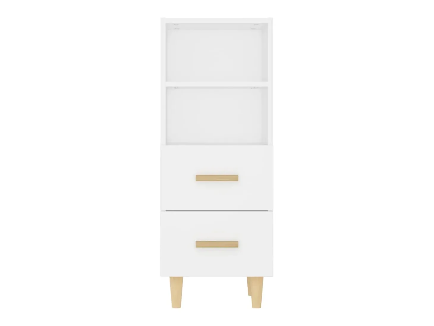Aparador blanco 34,5x34x90 cm Madera de ingeniería