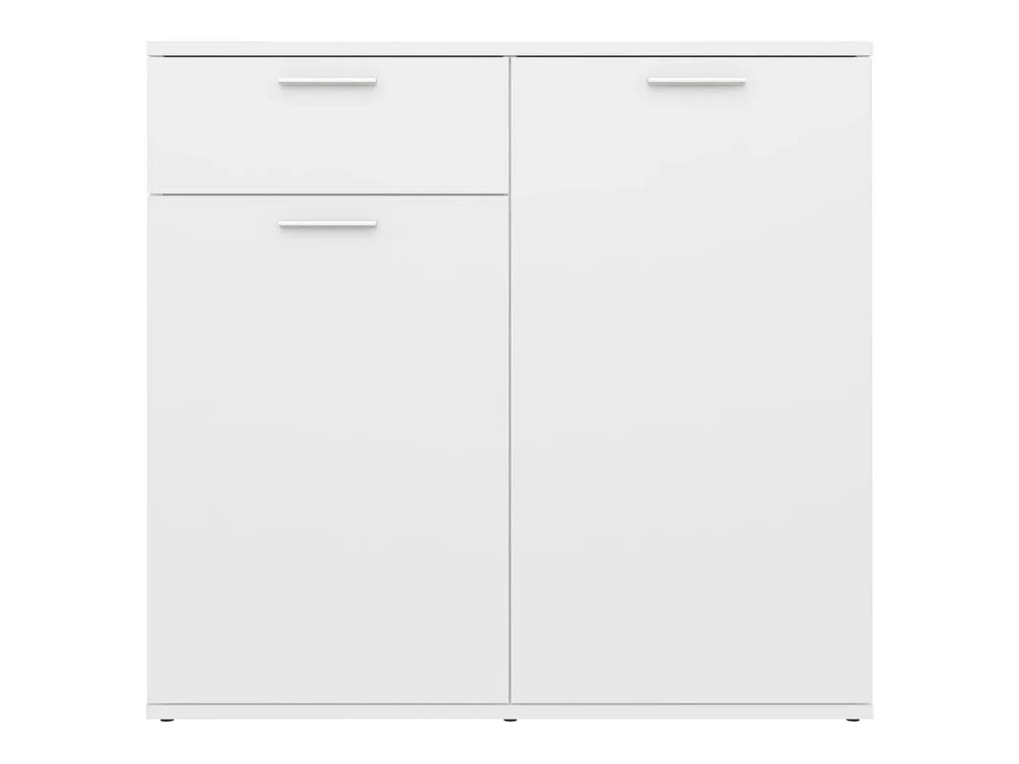 Aparador blanco 80x36x75 cm madera de ingeniería