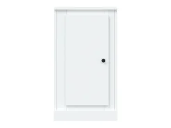 Aparador blanco 37,5x35,5x67,5 cm madera de ingeniería
