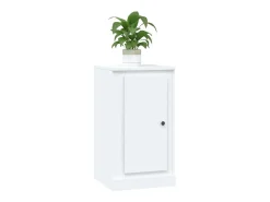 Aparador blanco 37,5x35,5x67,5 cm madera de ingeniería