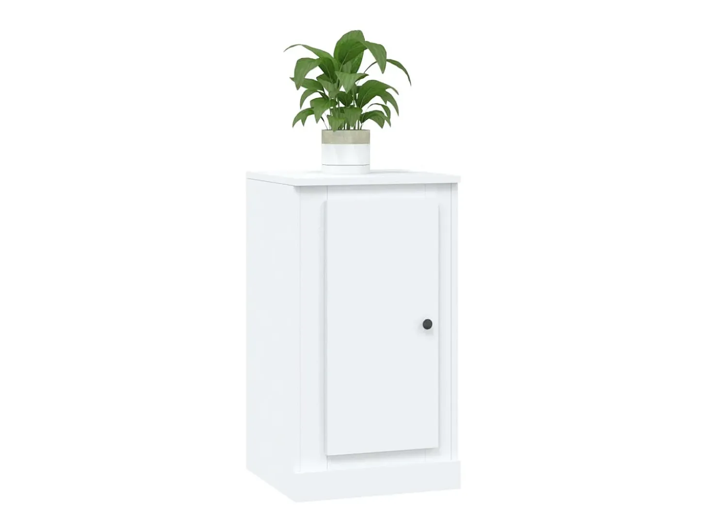 Aparador blanco 37,5x35,5x67,5 cm madera de ingeniería