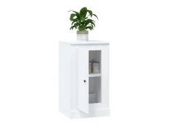Aparador blanco 37,5x35,5x67,5 cm madera de ingeniería