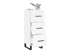 Aparador blanco 34,5x34x90 cm madera de ingeniería