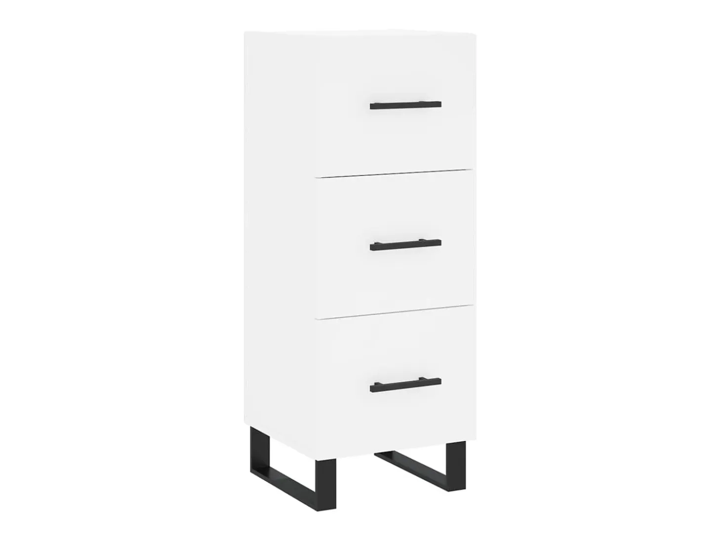 Aparador blanco 34,5x34x90 cm madera de ingeniería