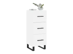 Aparador blanco 34,5x34x90 cm madera de ingeniería