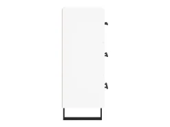 Aparador blanco 34,5x34x90 cm madera de ingeniería