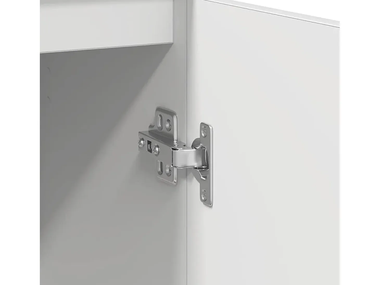 Aparador blanco 57x34x76 cm madera de ingeniería