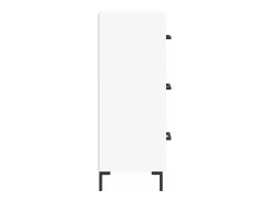 Aparador blanco 34,5x34x90 cm madera de ingeniería