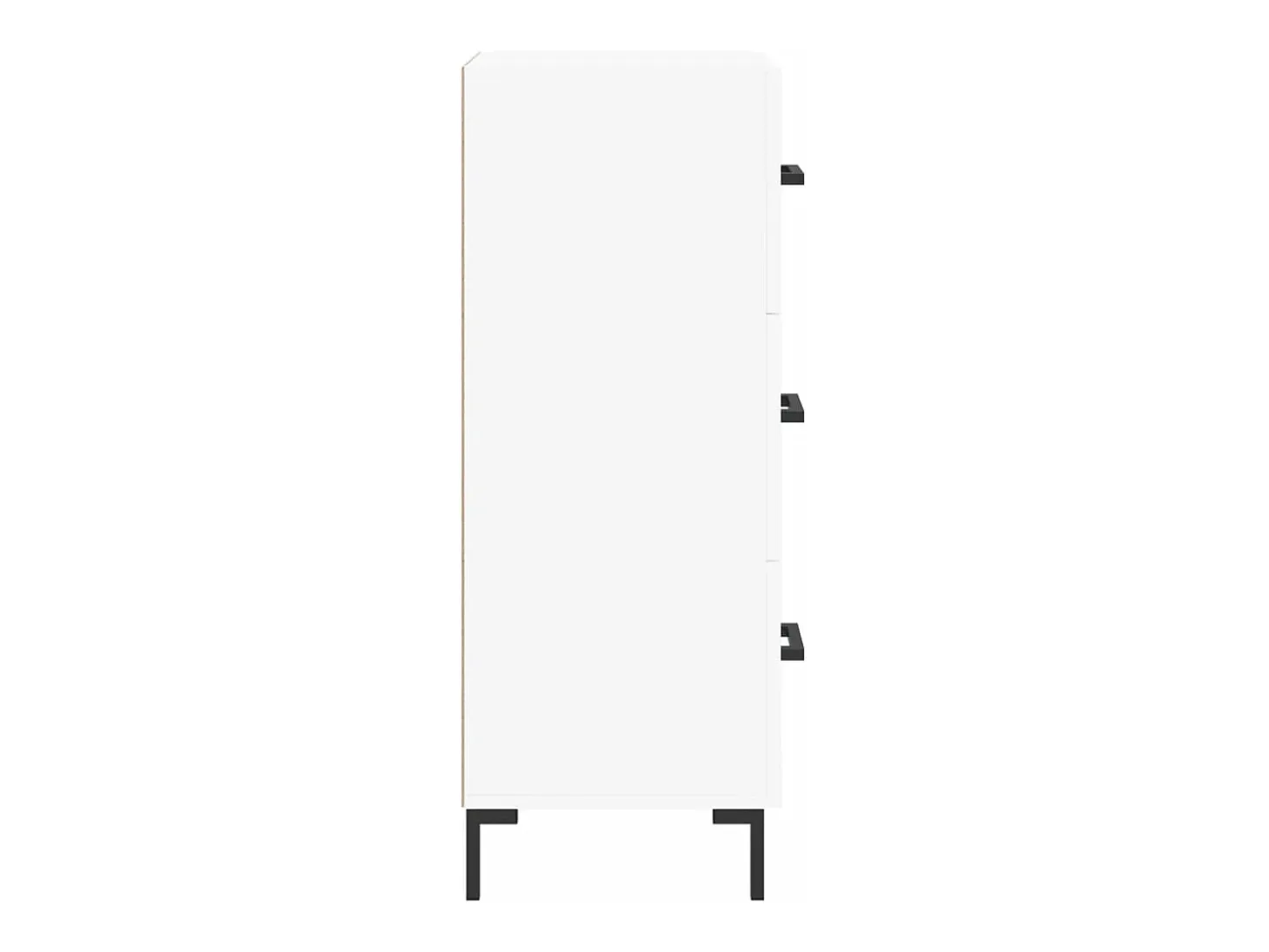 Aparador blanco 34,5x34x90 cm madera de ingeniería