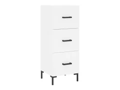 Aparador blanco 34,5x34x90 cm madera de ingeniería