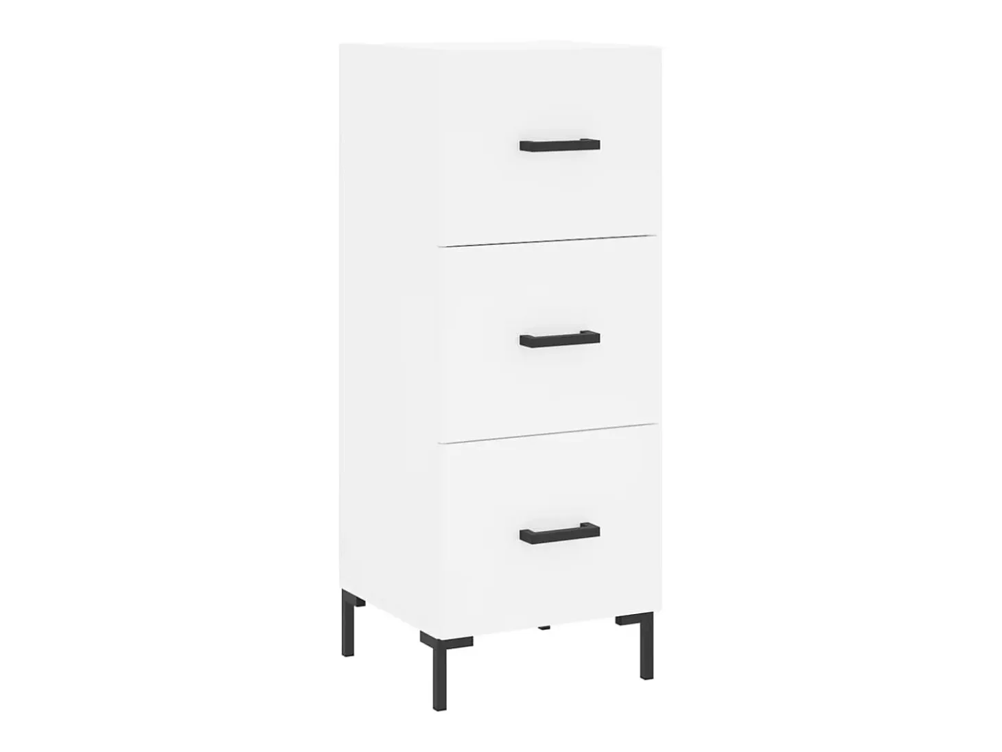 Aparador blanco 34,5x34x90 cm madera de ingeniería