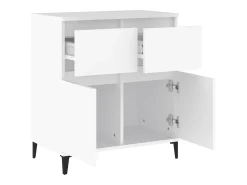 Aparador Blanco 60x35x70 cm Madera de Ingeniería