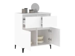 Aparador Blanco 60x35x70 cm Madera de Ingeniería