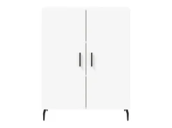 Aparador blanco 69,5x34x90 cm madera de ingeniería