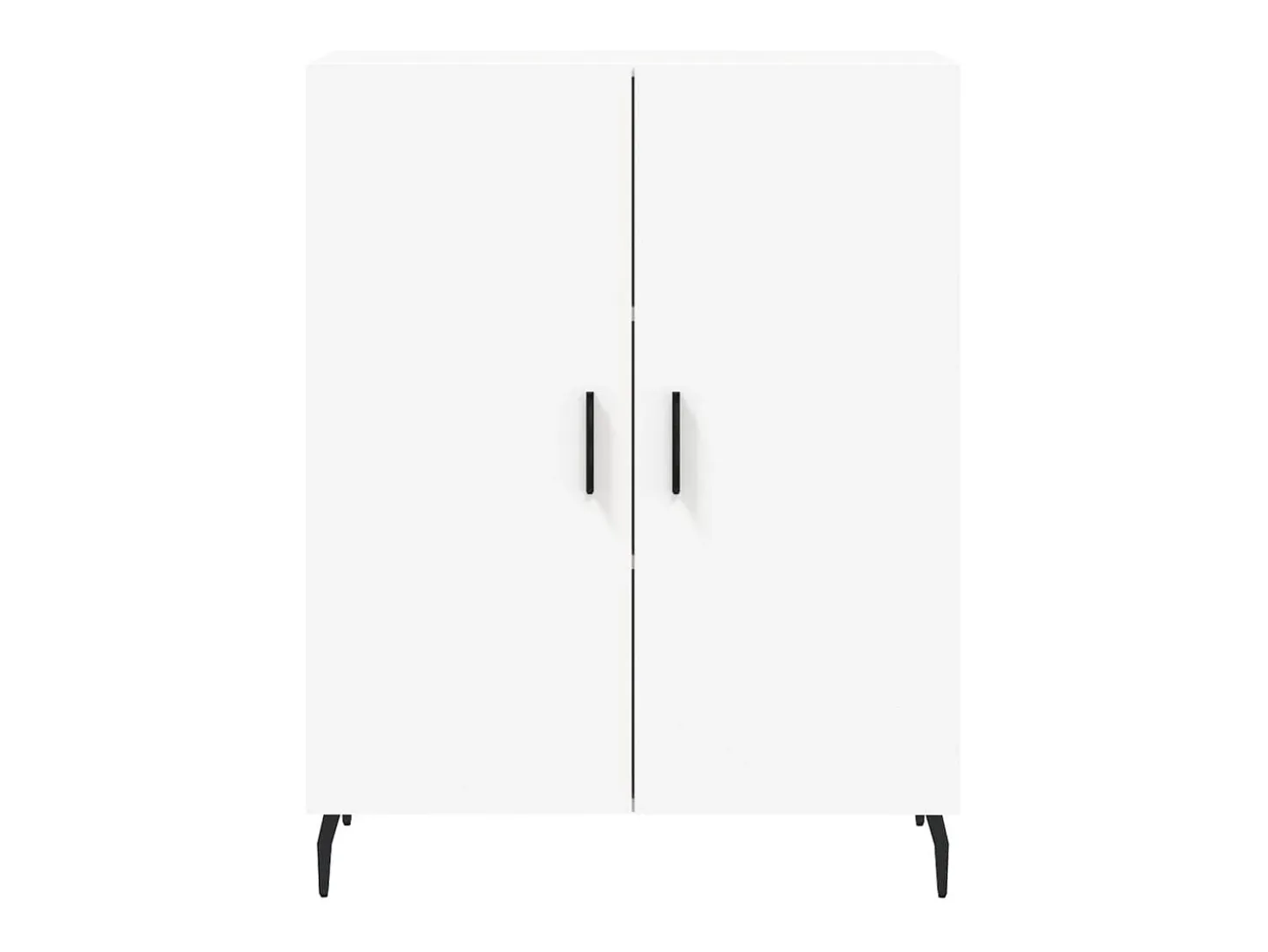 Aparador blanco 69,5x34x90 cm madera de ingeniería