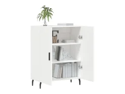 Aparador blanco 69,5x34x90 cm madera de ingeniería