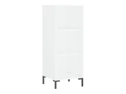 Aparador blanco 34,5x32,5x90 cm madera contrachapada