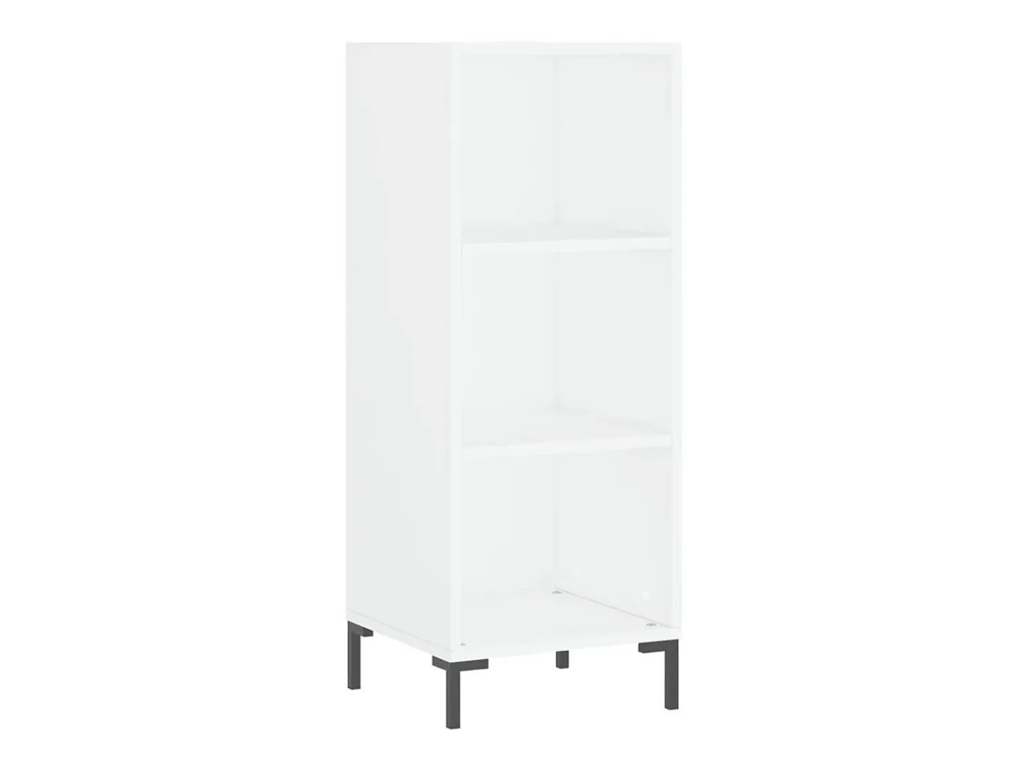 Aparador blanco 34,5x32,5x90 cm madera contrachapada