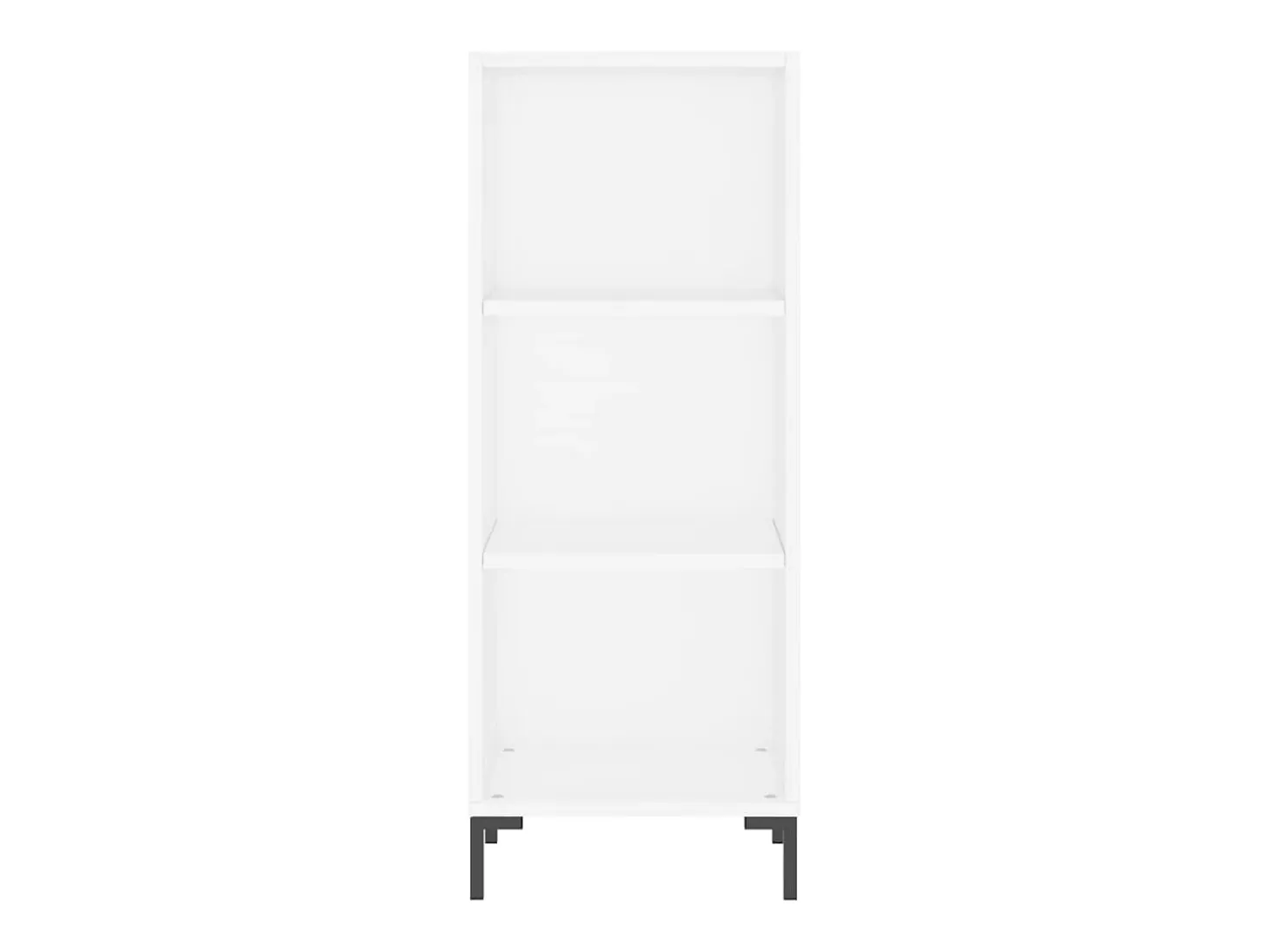 Aparador blanco 34,5x32,5x90 cm madera contrachapada